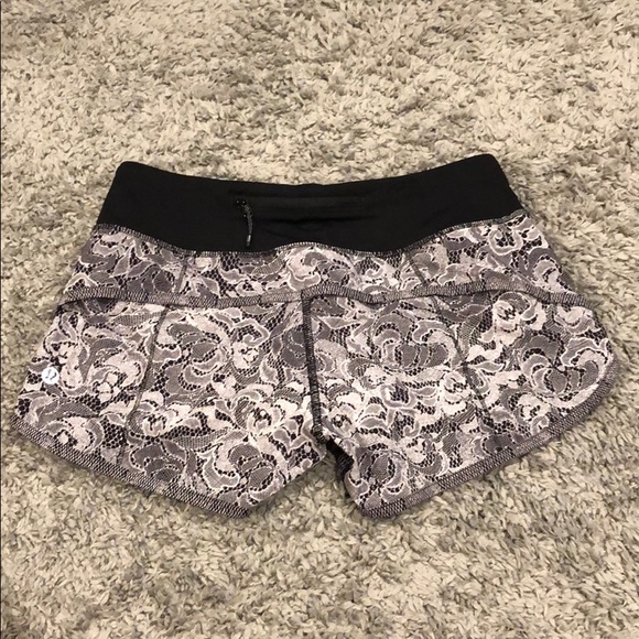 lululemon athletica Pants - Lululemon Speed Shorts with floral pattern